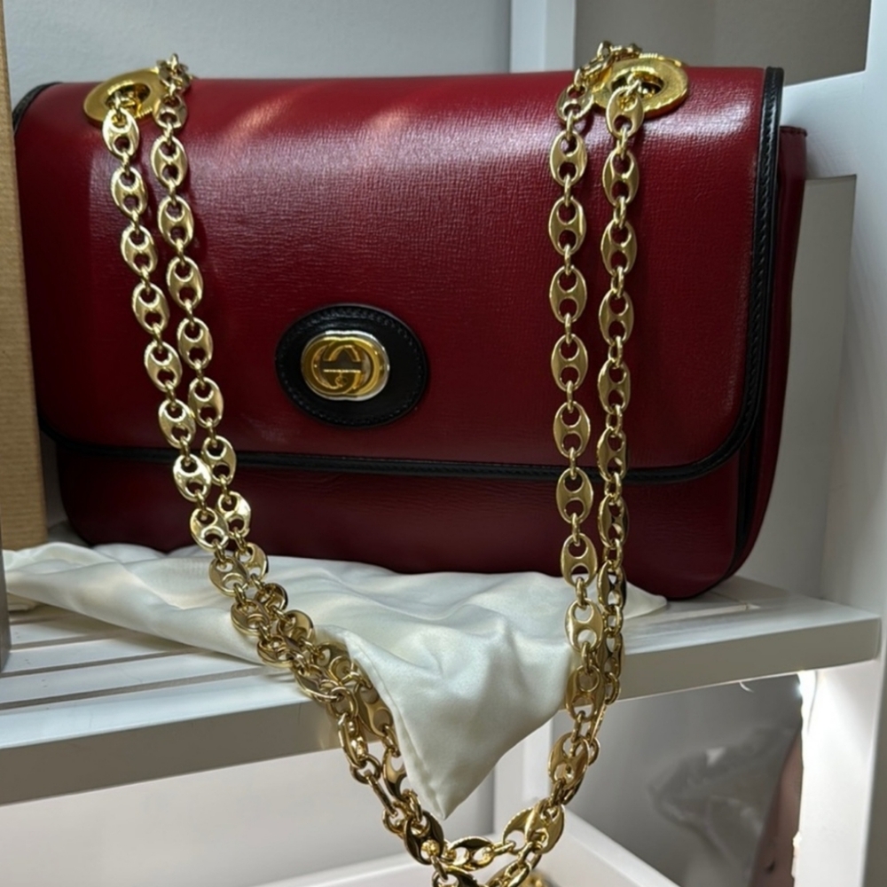 Gucci Azalea Linea Marina 2 Way Bag/ Gorgeous! - Picture 10 of 13